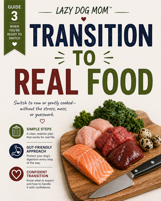 Transition to Raw or Gently Cooked